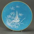 Continental Porcelain Enamel Decorated Plate