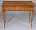Biedermeier Fruitwood and Partebonized Card Table