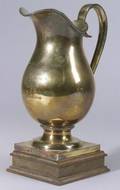 Sterling Goldwashed Racing Trophy Pitcher