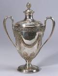 Sheffield Silver Plate Neoclassical Covered Urn