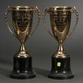 Two Silver Plate Lincoln Downs Trophy Cups