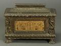 Italian Renaissance Revival Paint Decorated Wood Casket