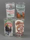 Lot of ThirtySix Transfer Printed Commemorative Kentucky Derby Glasses