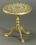 Brass Tilttop Tripod Table Trivet