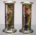 Two Similar Wedgwood Torches Vases