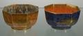 Two Wedgwood Lustre Octagonal Bowls
