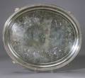 Jones Ball and Poor Coin Silver Salver