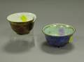 Two Wedgwood Fairyland Lustre Tea Bowls