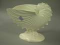 Wedgwood White Glazed Nautilus Shell Ceramic Compote