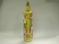 Polychrome Carved Wood Kuan Yin Figure