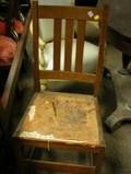 L  J G Stickley Oak Side Chair