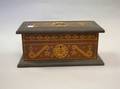Inlaid Wooden Lidded Box