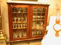 Federalstyle Glazed Mahogany TwoDoor Bookcase