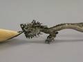 Chinese Export Silver DragonHandled and Conch Shell Ladle