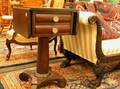Empire Mahogany Dropleaf TwoDrawer Work Table