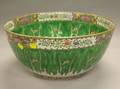 Modern Chinese Cabbage Leaf Porcelain Punch Bowl