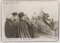 By or After Honore Daumier French 18081879 Lot of Eight Scenes from Court Many from Les Gens de Justice
