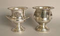 Two English silver plated ice buckets