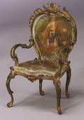 Small French Louis XV Gilded Chair