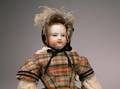 Early Huret Bisque Painted Eye Lady Doll
