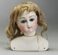 Early Bru Bisque Lady Doll Head