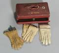 Glove Case and Three Pairs of Gloves for a Fashionable Doll