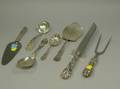 Seven Sterling Silver Flatware Serving Pieces