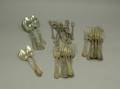 Thirtythree Piece Dominick  Haff Sterling Silver Flatware Set