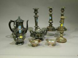 Nine Silver Plated Articles