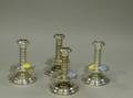 Set of Four Currier  Roby Mayflower Sterling Silver Candlesticks