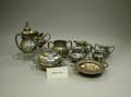 Group of Assorted Pairpoint Silver Plated Creamers Pitchers Sugars and Covered Butter Dishes