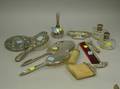 Thirteen Sterling Silver and Plated Vanity Items
