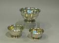 Three Tiffany  Co Reed  Barton and Poole Sterling Silver Revere Bowls