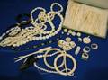 Small Group Ivory Baleen and Tortoiseshell Jewelry and Toothpicks