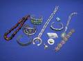 Miscellanious Group of Mexican and other Sterling Silver Jewelry and Beads
