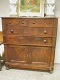 Classical Mahogany Veneer Chest of Drawers