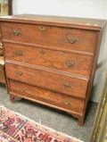 Pine Blanket Chest over Two Drawers
