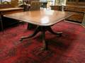 English Inlaid Mahogany Tilttop Pedestal Base Breakfast Table