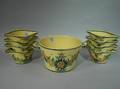 Quimper Pottery Tureen and Eight Bowls