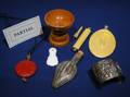 Miscellaneous Group of Jewelry Dresser Articles and Mens Accessories