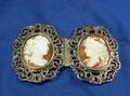 Shell Cameo Belt Buckle
