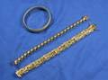 Group of Three 14kt Gold Bracelets