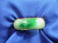 14kt Gold and Jadeite Saddle Ring