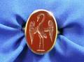 18kt Gold and Hardstone Intaglio Ring
