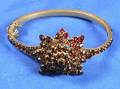 Antique Garnet Bangle Bracelet