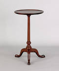 Philadelphia Queen Anne mahogany candlestand ca 1765
