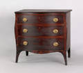 George III mahogany chest of drawers late 18th c