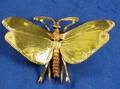 18kt Bicolor Gold Butterfly Brooch
