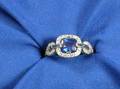 Art Deco Sapphire and Diamond Ring