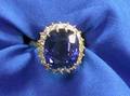 18kt Gold Sapphire and Diamond Ring
